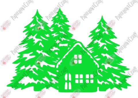 Domek 1 Dekoracje z papieru