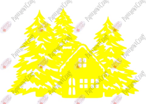 Domek 1 Dekoracje z papieru