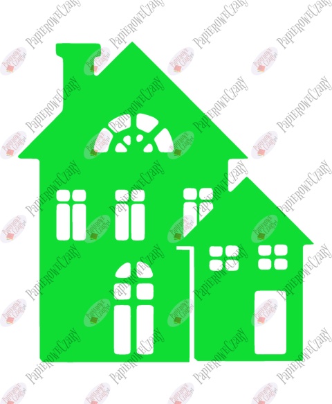 Domek 4 Dekoracje z papieru