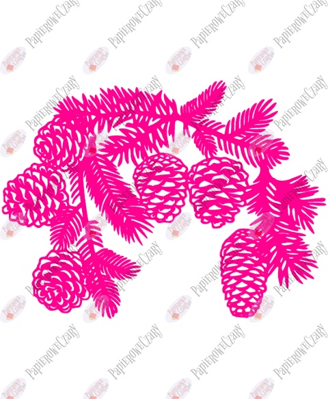 Gałąź zimowa 3 Dekoracje z papieru