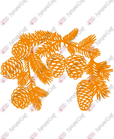 Gałąź zimowa 3 Dekoracje z papieru