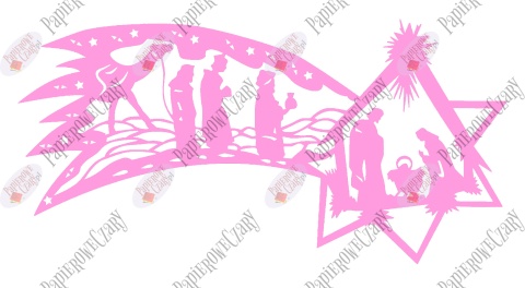 Gwiazda betlejemska 2 Dekoracje z papieru