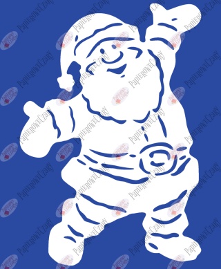 Mikołaj 1 Dekoracje z papieru