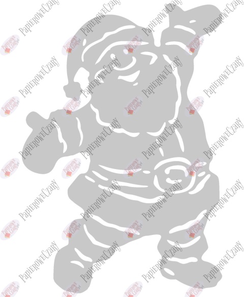 Mikołaj 1 Dekoracje z papieru