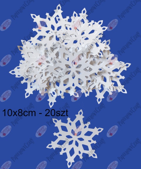 Płatek 1 Śnieżynka Gwiazdka Pakiet Dekoracje z papieru