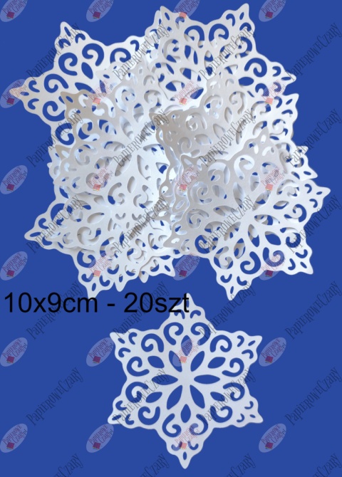 Płatek 6 Śnieżynka Gwiazdka Pakiet Dekoracje z papieru