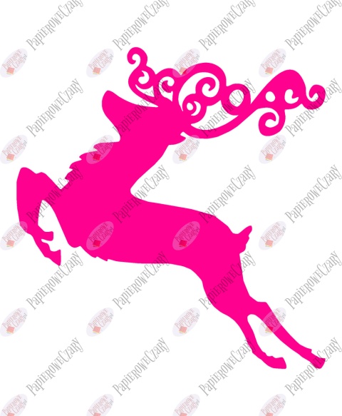 Renifer 6 Dekoracje z papieru