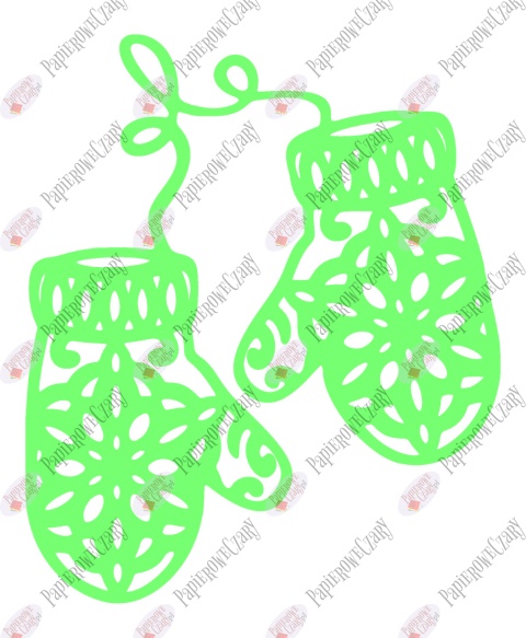 Rękawice 1 Dekoracje z papieru