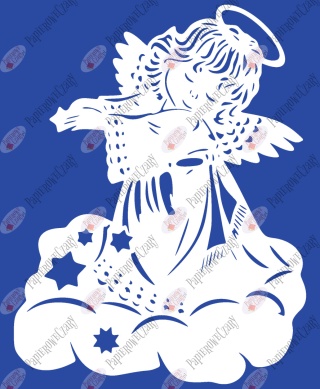 Anioł 3 Dekoracje z papieru