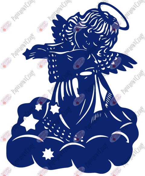 Anioł 3 Dekoracje z papieru