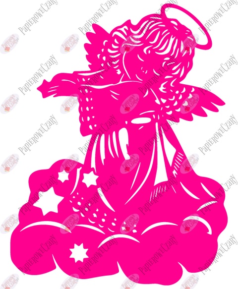 Anioł 3 Dekoracje z papieru