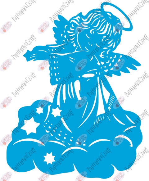 Anioł 3 Dekoracje z papieru