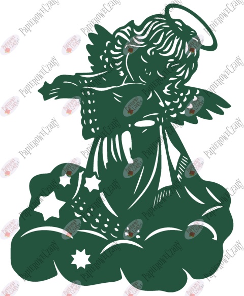 Anioł 3 Dekoracje z papieru