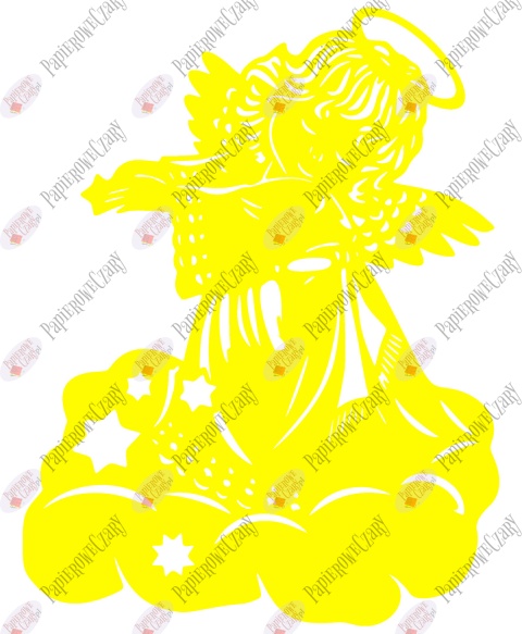 Anioł 3 Dekoracje z papieru