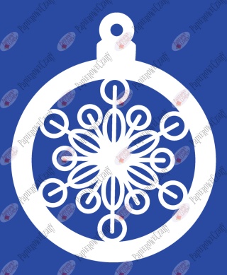 Bombka 11 Dekoracje z papieru