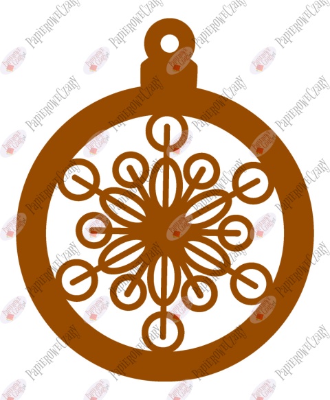 Bombka 11 Dekoracje z papieru