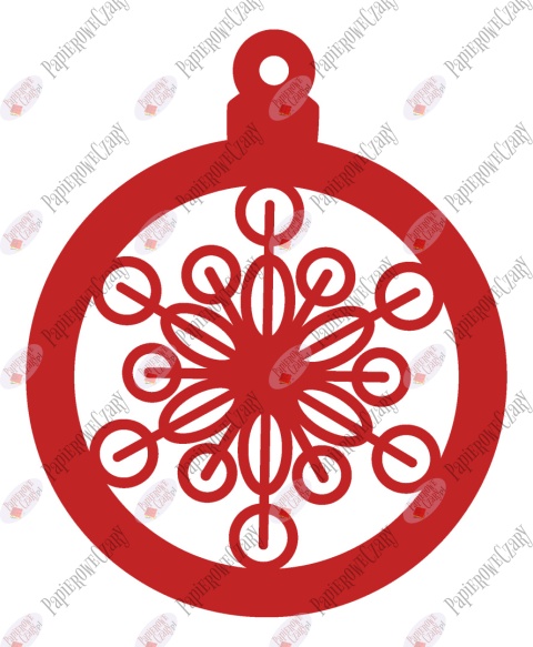 Bombka 11 Dekoracje z papieru