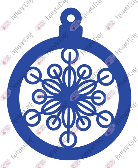 Bombka 11 Dekoracje z papieru