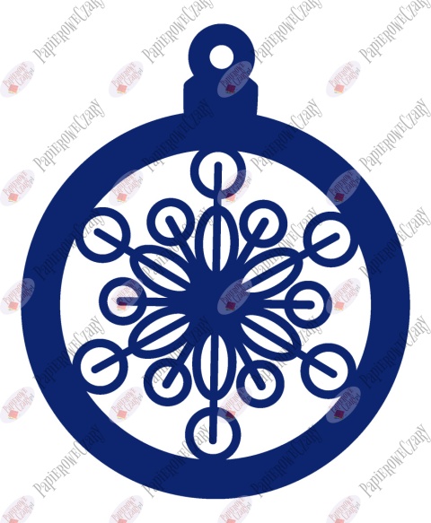 Bombka 11 Dekoracje z papieru