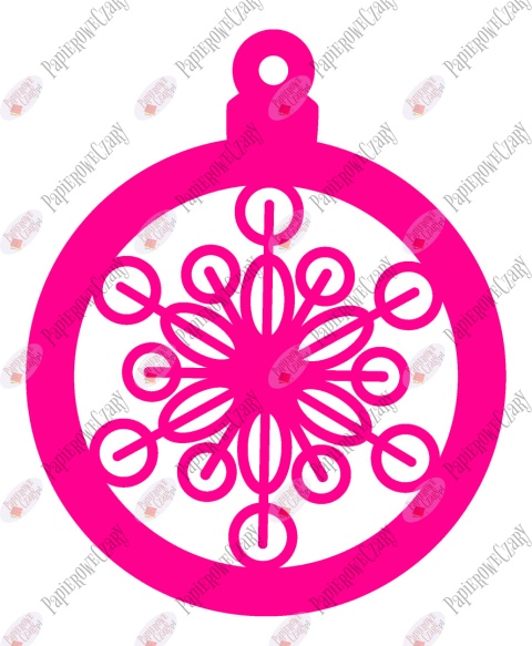 Bombka 11 Dekoracje z papieru