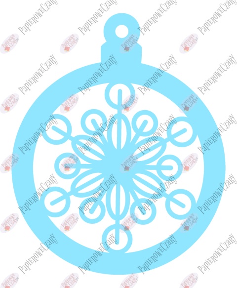 Bombka 11 Dekoracje z papieru