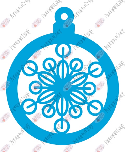 Bombka 11 Dekoracje z papieru