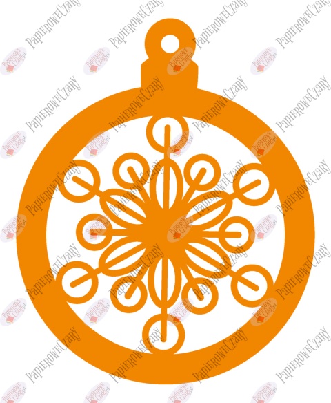 Bombka 11 Dekoracje z papieru