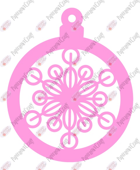 Bombka 11 Dekoracje z papieru