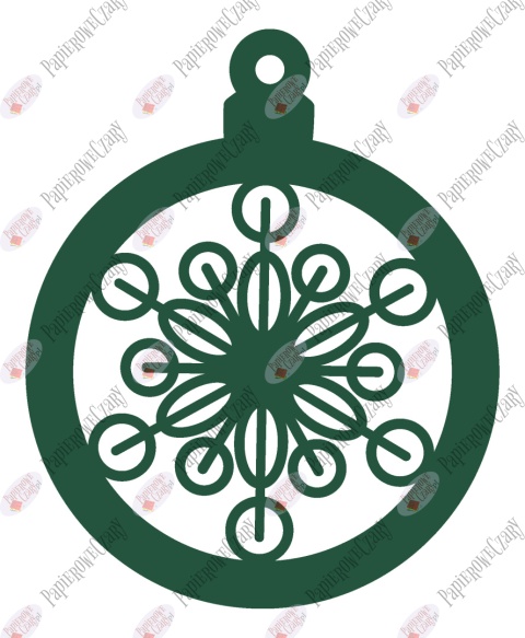 Bombka 11 Dekoracje z papieru