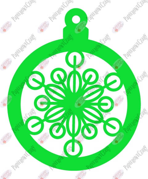 Bombka 11 Dekoracje z papieru