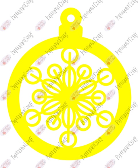 Bombka 11 Dekoracje z papieru