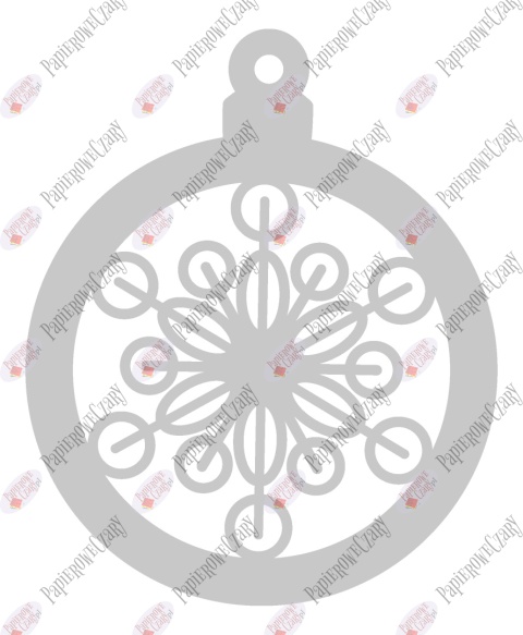 Bombka 11 Dekoracje z papieru