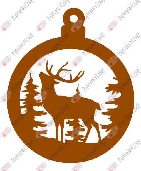 Bombka 13 Dekoracje z papieru