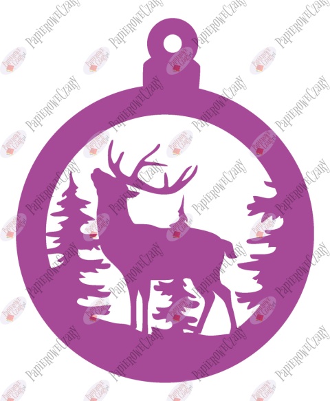 Bombka 13 Dekoracje z papieru