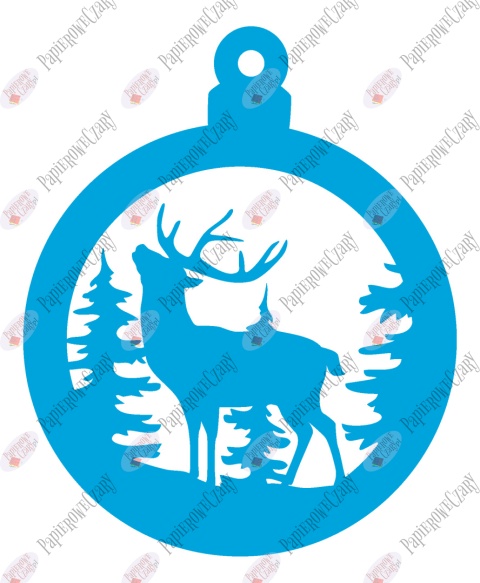 Bombka 13 Dekoracje z papieru