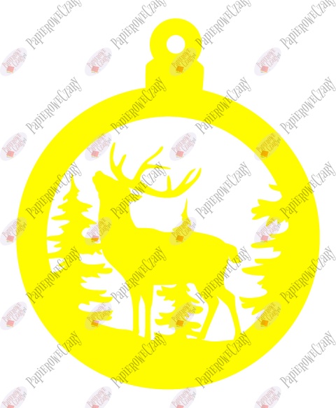 Bombka 13 Dekoracje z papieru