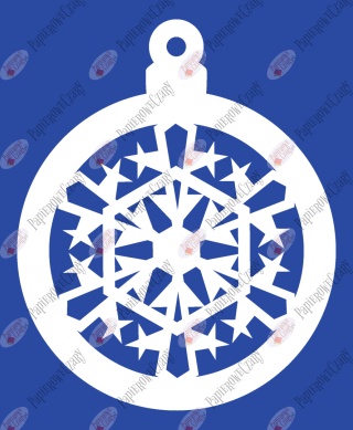 Bombka 10 Dekoracje z papieru