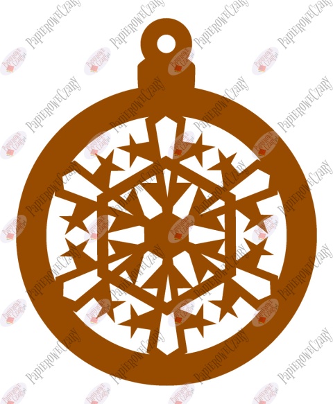 Bombka 10 Dekoracje z papieru