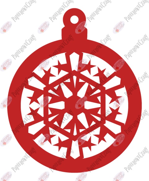 Bombka 10 Dekoracje z papieru