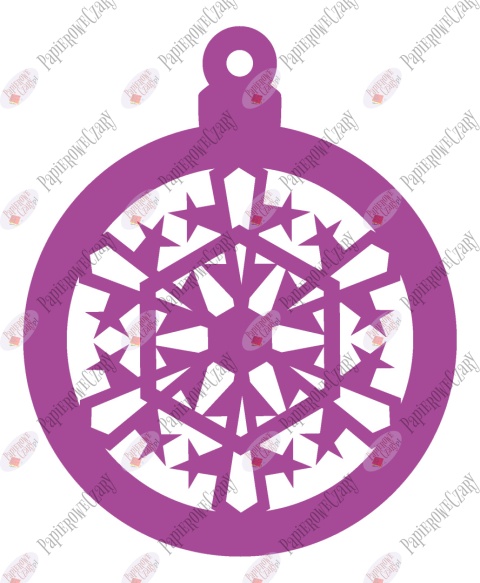 Bombka 10 Dekoracje z papieru