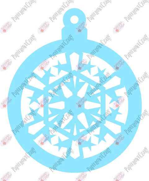 Bombka 10 Dekoracje z papieru