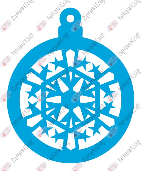 Bombka 10 Dekoracje z papieru