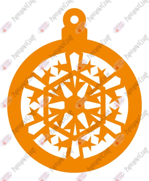 Bombka 10 Dekoracje z papieru