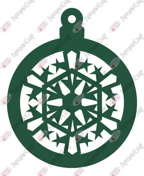 Bombka 10 Dekoracje z papieru