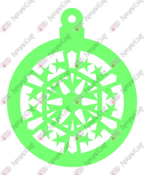 Bombka 10 Dekoracje z papieru