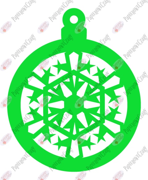 Bombka 10 Dekoracje z papieru