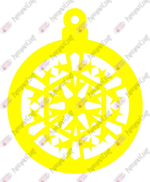 Bombka 10 Dekoracje z papieru