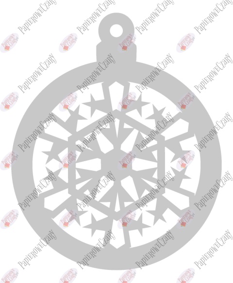 Bombka 10 Dekoracje z papieru