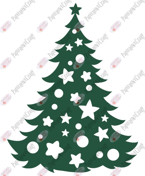 Choinka 7 Dekoracje z papieru