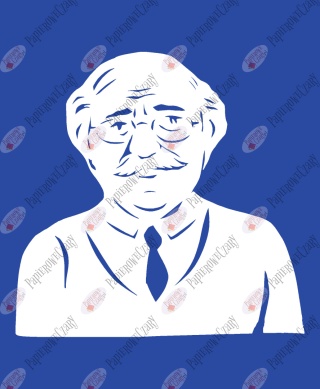 Dziadek 2 Dekoracje z papieru
